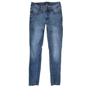 Aeropostale Low Rise Jegging Jeans Women 2 Blue Skinny Casual Boho Everyday Cute